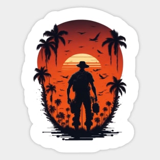 Man of Adventure Sticker